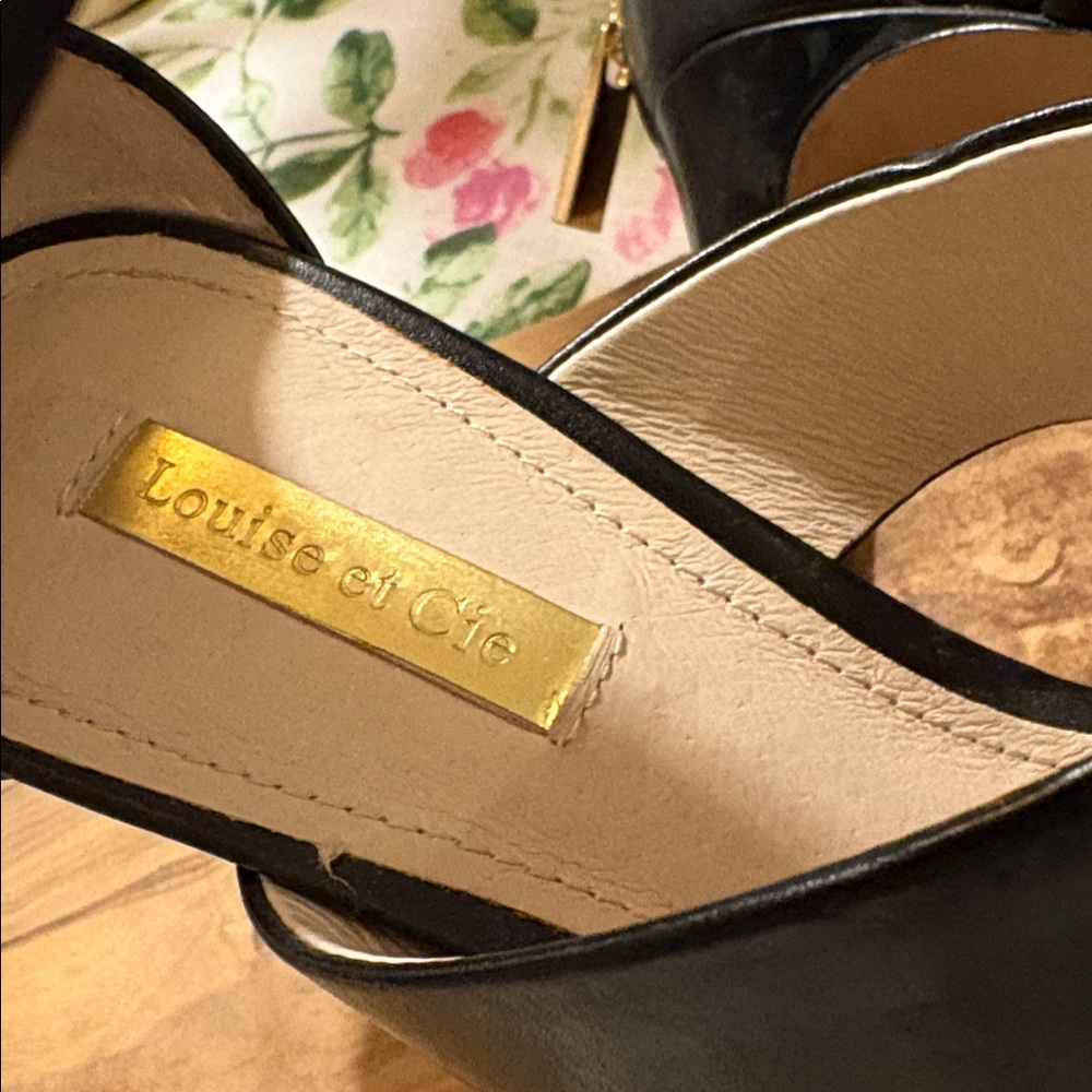 Louise et Cie Black Strappy Heels - Picture 4 of 9